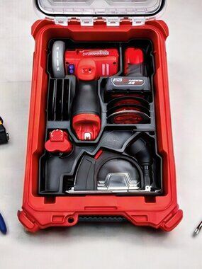 M12 Fuel 3" Compact Cut Off Tool Organizer for Milwaukee Packout 48-22-8435